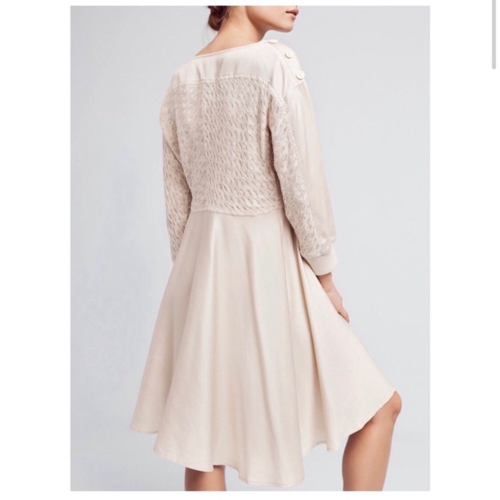 NWT Anthropologie Holding Horses Noa Dolman Dress in Tan M - Picture 3 of 11